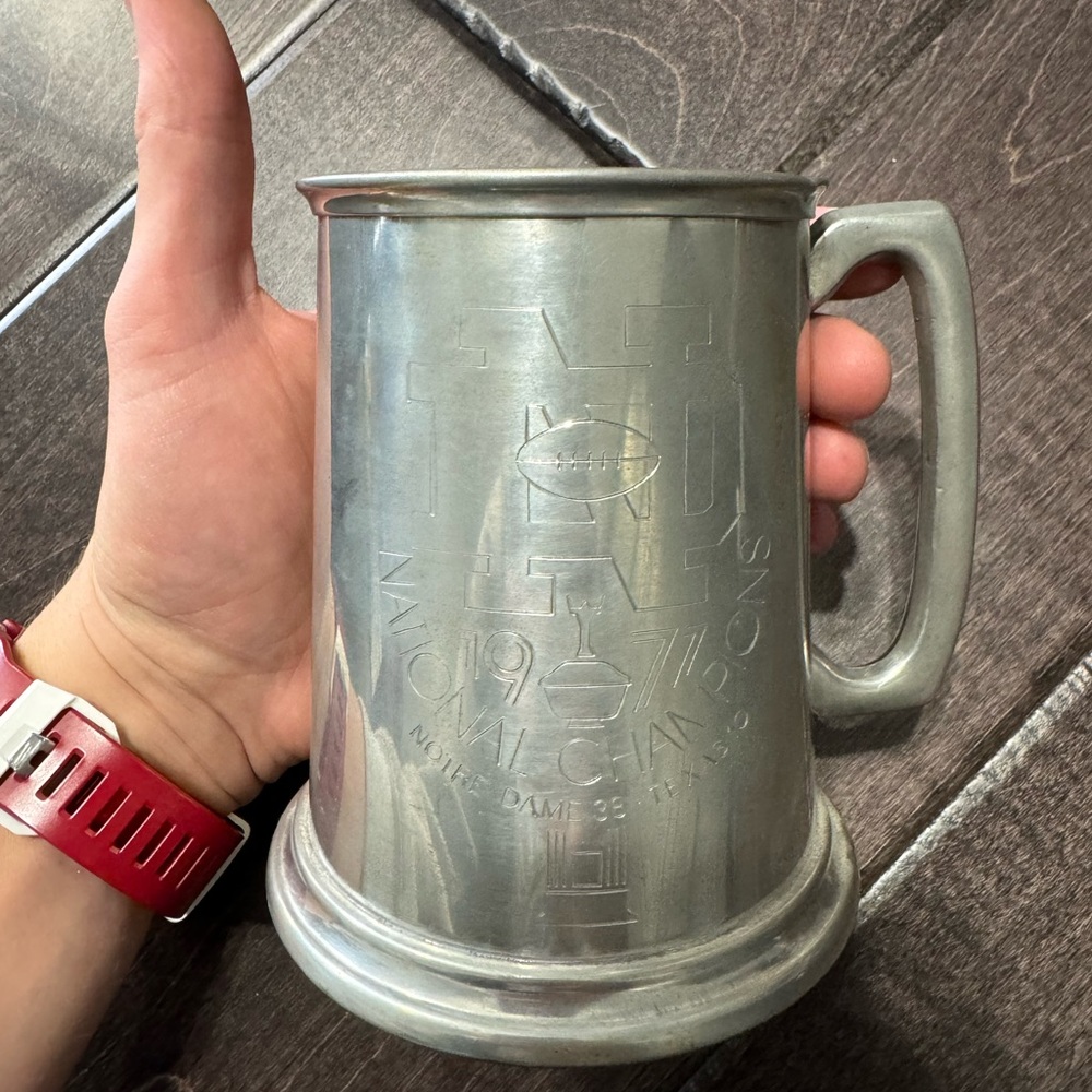 Notre Dame 1977 National Championship Stein